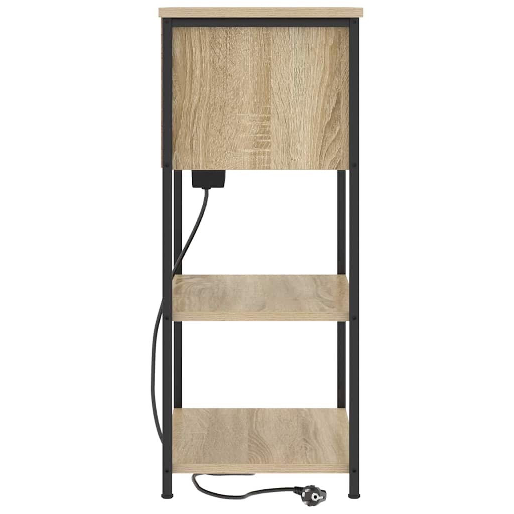 Armadio da Notte Rovere Sonoma 55 x 31 x 76 cm