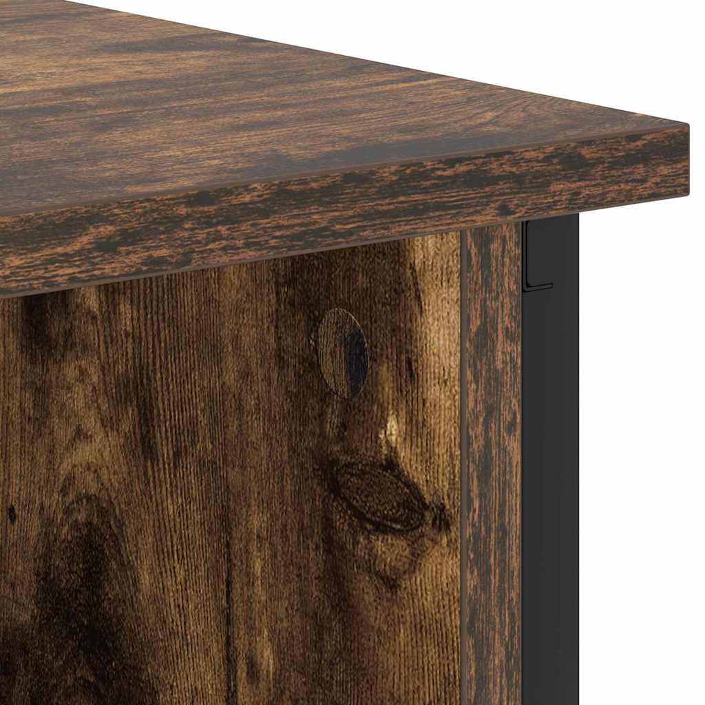 Armadio da Notte Rovere fumé 55 x 31 x 76 cm Legno multistrato | homemem39