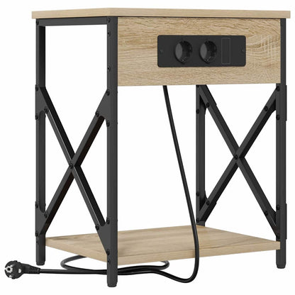 Armadio da Notte Rovere Sonoma 41 x 31 x 51 cm | homemem39
