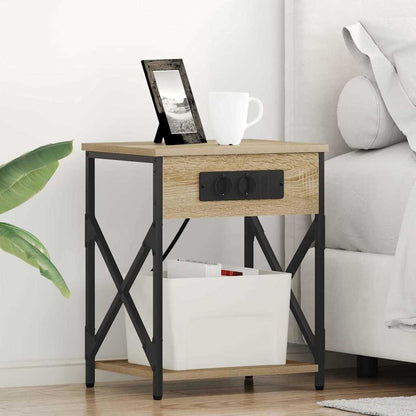 Armadio da Notte 2 pcs Rovere Sonoma 41 x 31 x 51 cm | homemem39