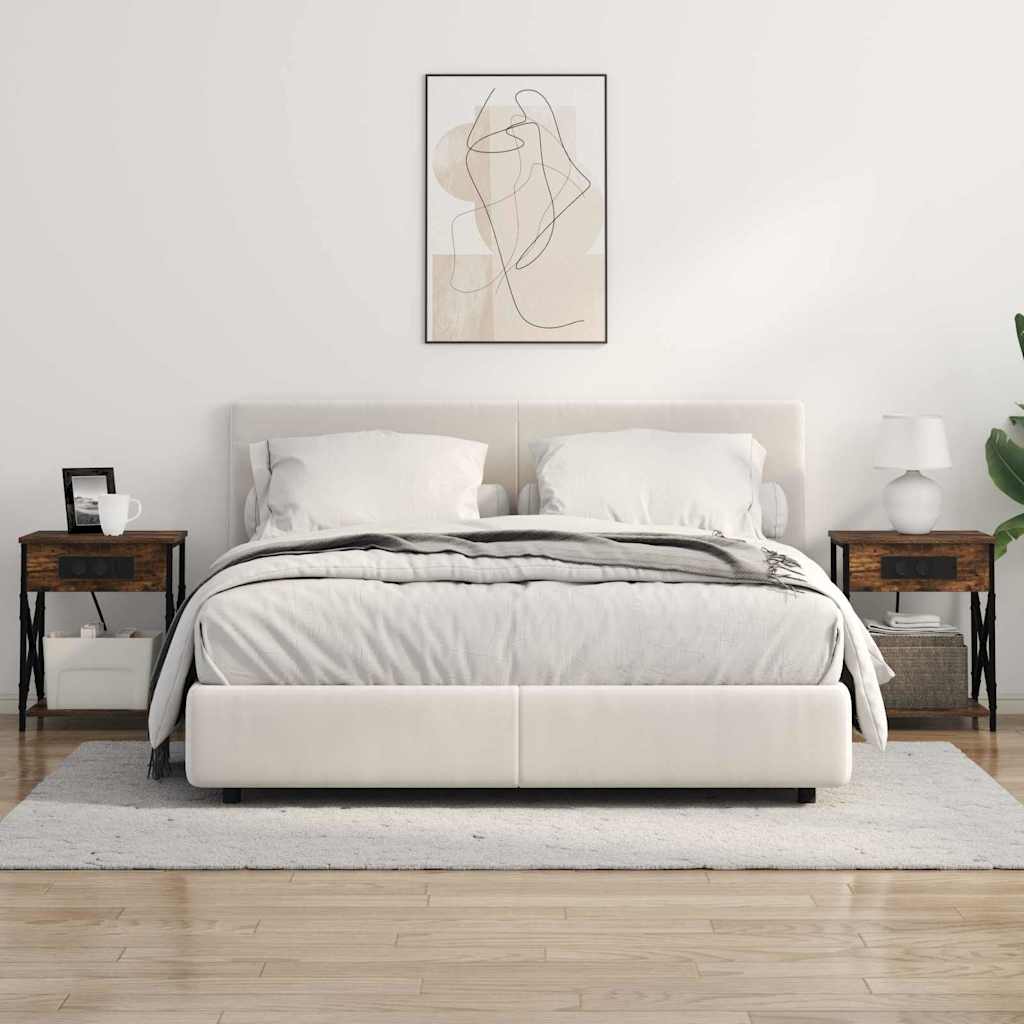 Armadio da Notte Rovere fumé 41 x 31 x 51 cm Legno multistrato | homemem39