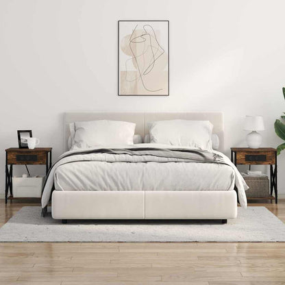 Armadio da Notte 2 pcs Rovere fumé 41 x 31 x 51 cm | homemem39