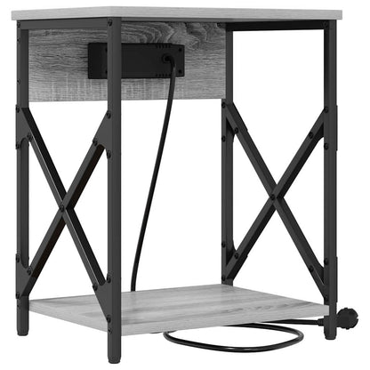Armadio da Notte Grigio Sonoma 41 x 31 x 51 cm | homemem39