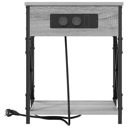 Armadio da Notte Grigio Sonoma 41 x 31 x 51 cm | homemem39