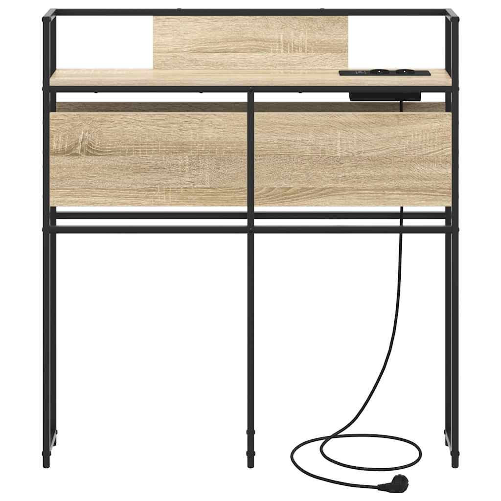 Testata contenitore rovere sonoma 75 cm Legno multistrato