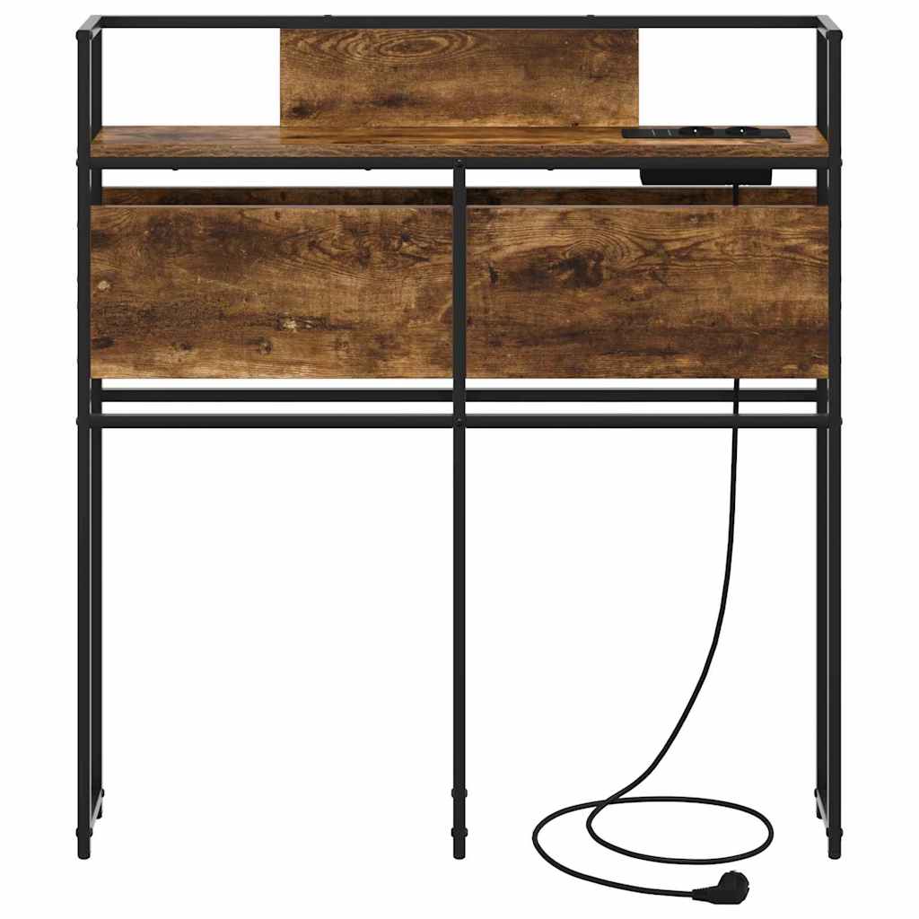 Testata contenitore Rovere fumo 75 cm Legno multistrato