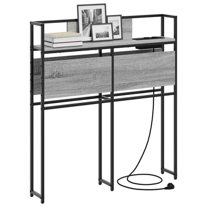 Testata contenitore Grigio sonoma 75 cm Legno multistrato