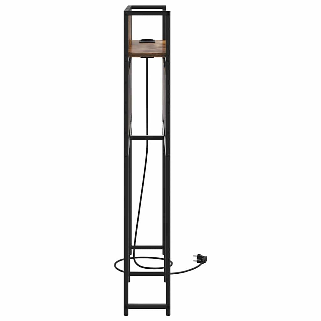 Testata contenitore Rovere fumo 80 cm Legno multistrato