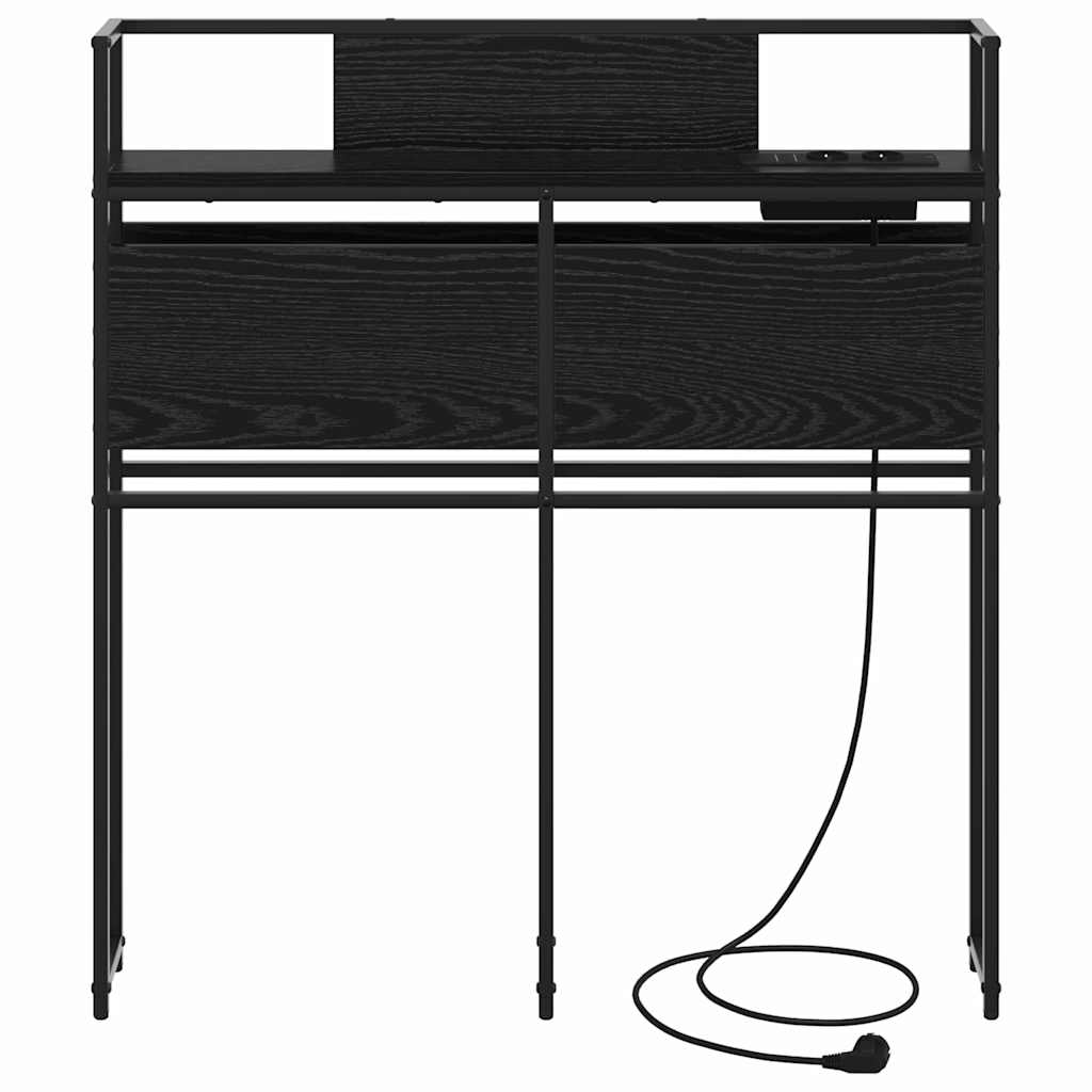 Testata contenitore Rovere nero 100 cm Legno multistrato