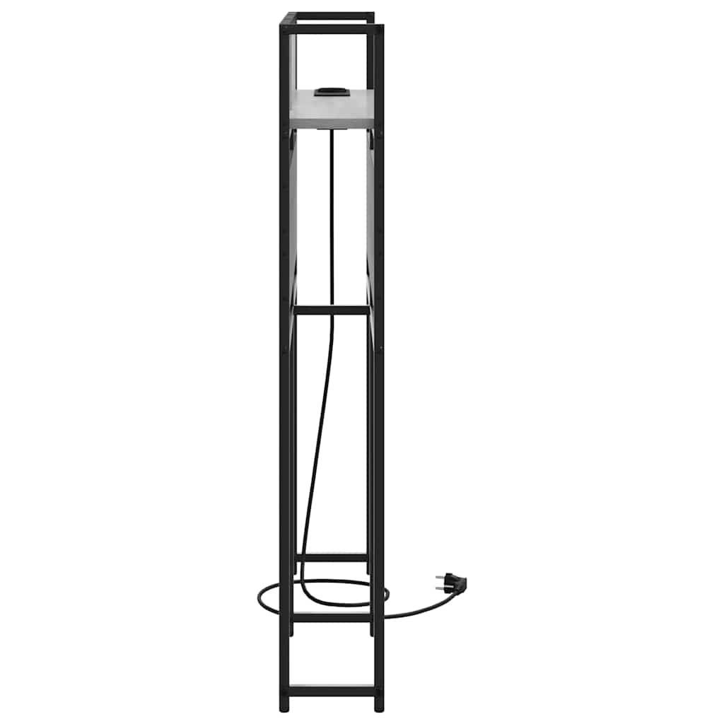 Testata contenitore Grigio sonoma 100 cm Legno multistrato