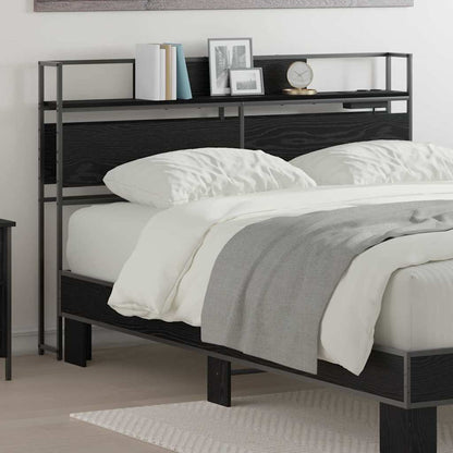 Testata contenitore Rovere nero 135 cm Legno multistrato