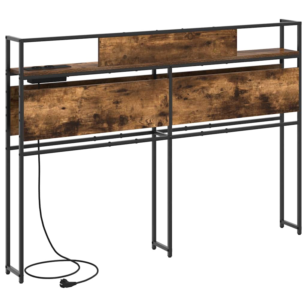 Testata contenitore Rovere fumo 135 cm Legno multistrato