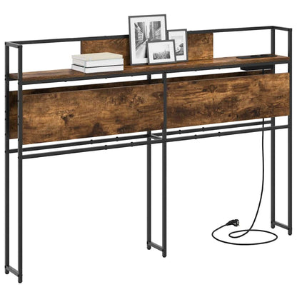 Testata contenitore Rovere fumo 135 cm Legno multistrato