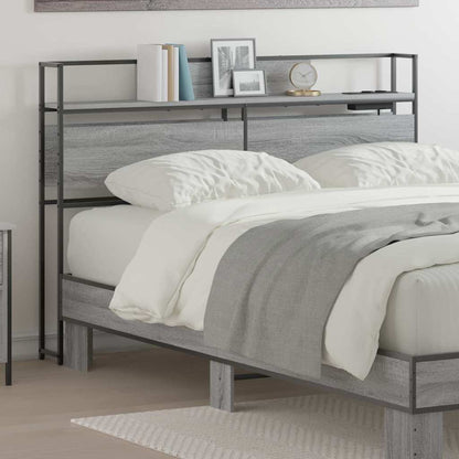 Testata contenitore Grigio sonoma 135 cm Legno multistrato