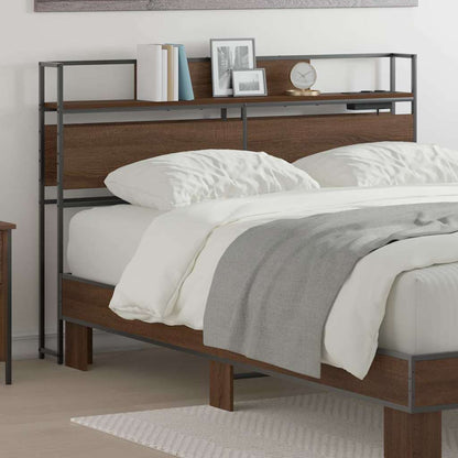 Testata contenitore Rovere marrone 135 cm Legno multistrato