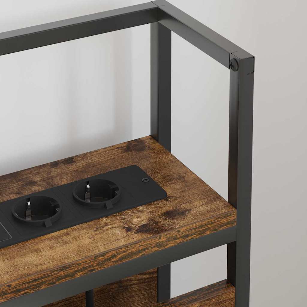 Testata contenitore Rovere fumo 140 cm Legno multistrato