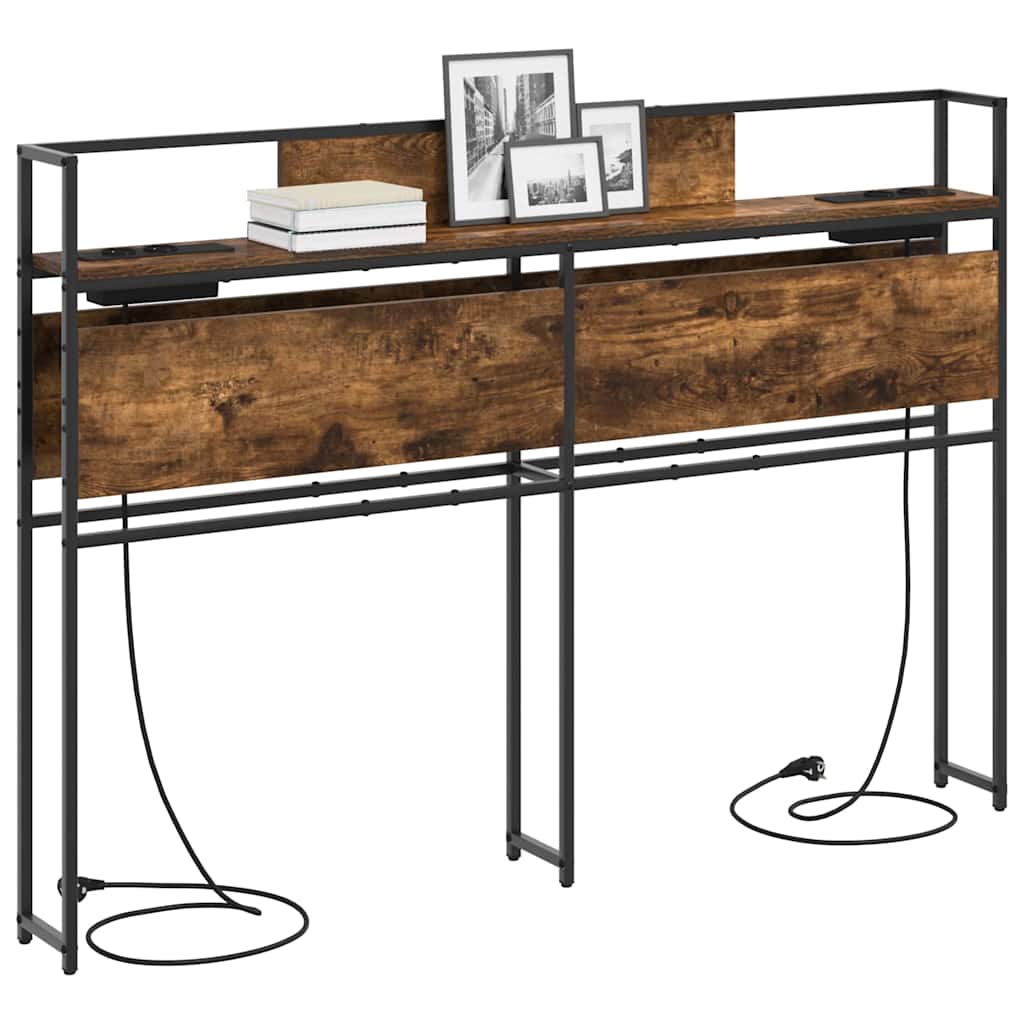 Testata contenitore Rovere fumo 140 cm Legno multistrato