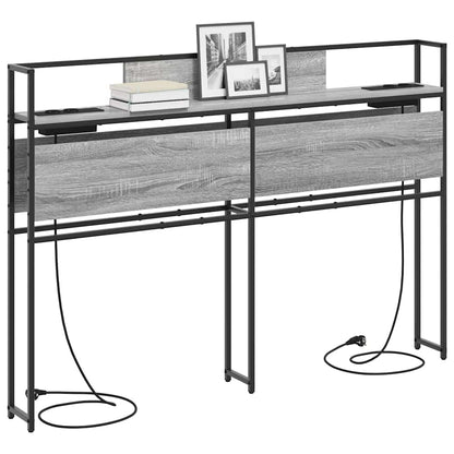 Testata contenitore Grigio sonoma 150 cm Legno multistrato
