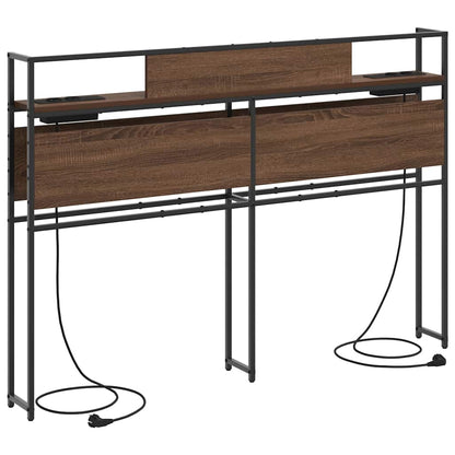 Testata contenitore Rovere marrone 150 cm Legno multistrato