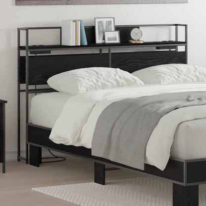 Testata contenitore Rovere nero 160 cm Legno multistrato