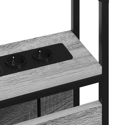 Testata contenitore Grigio sonoma 160 cm Legno multistrato