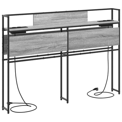 Testata contenitore Grigio sonoma 160 cm Legno multistrato