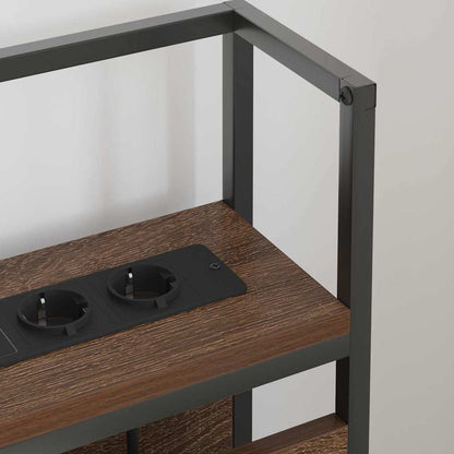 Testata contenitore Rovere marrone 160 cm Legno multistrato