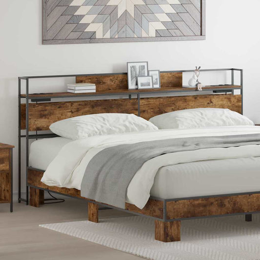 Testata contenitore Rovere fumo 180 cm Legno multistrato