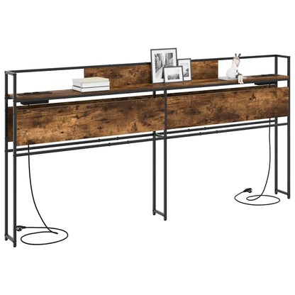 Testata contenitore Rovere fumo 180 cm Legno multistrato