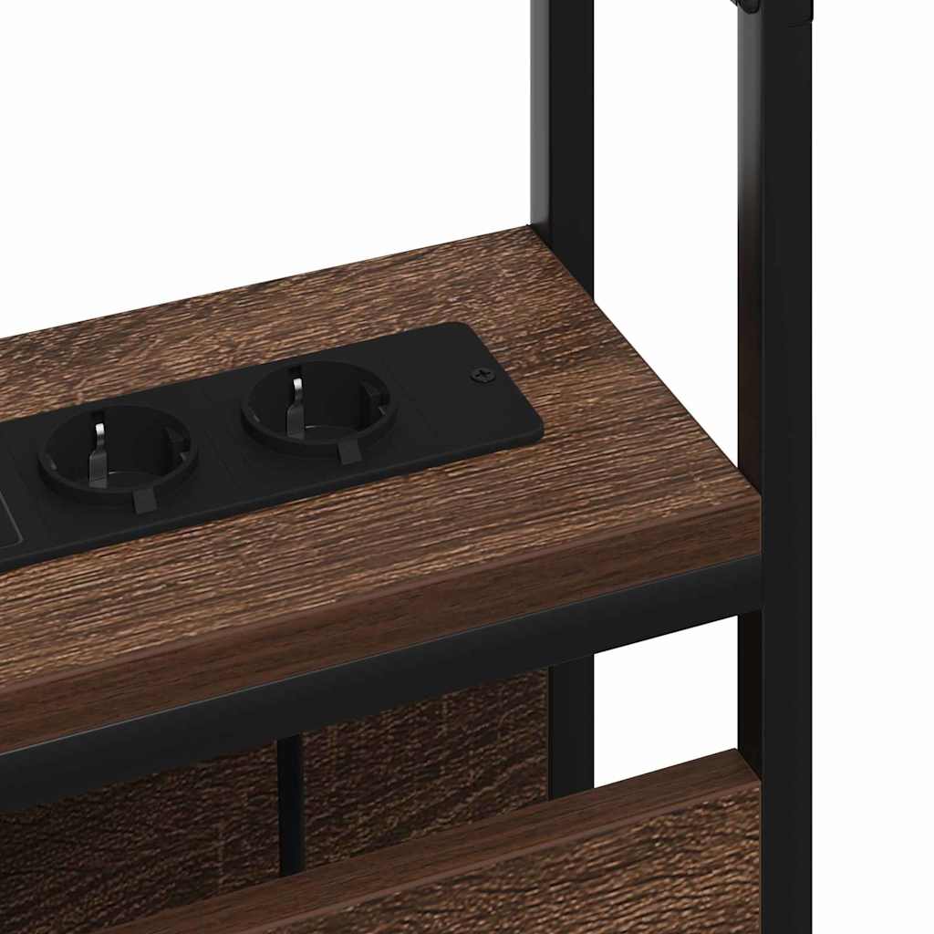 Testata contenitore Rovere marrone 180 cm Legno multistrato