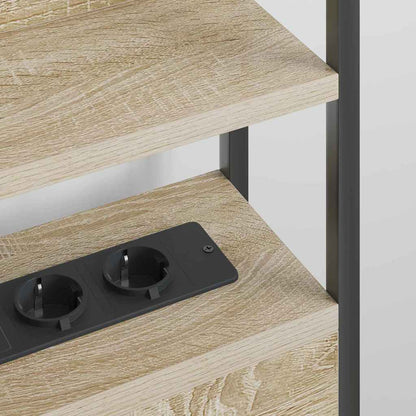 Testata contenitore rovere sonoma 80 cm Legno multistrato