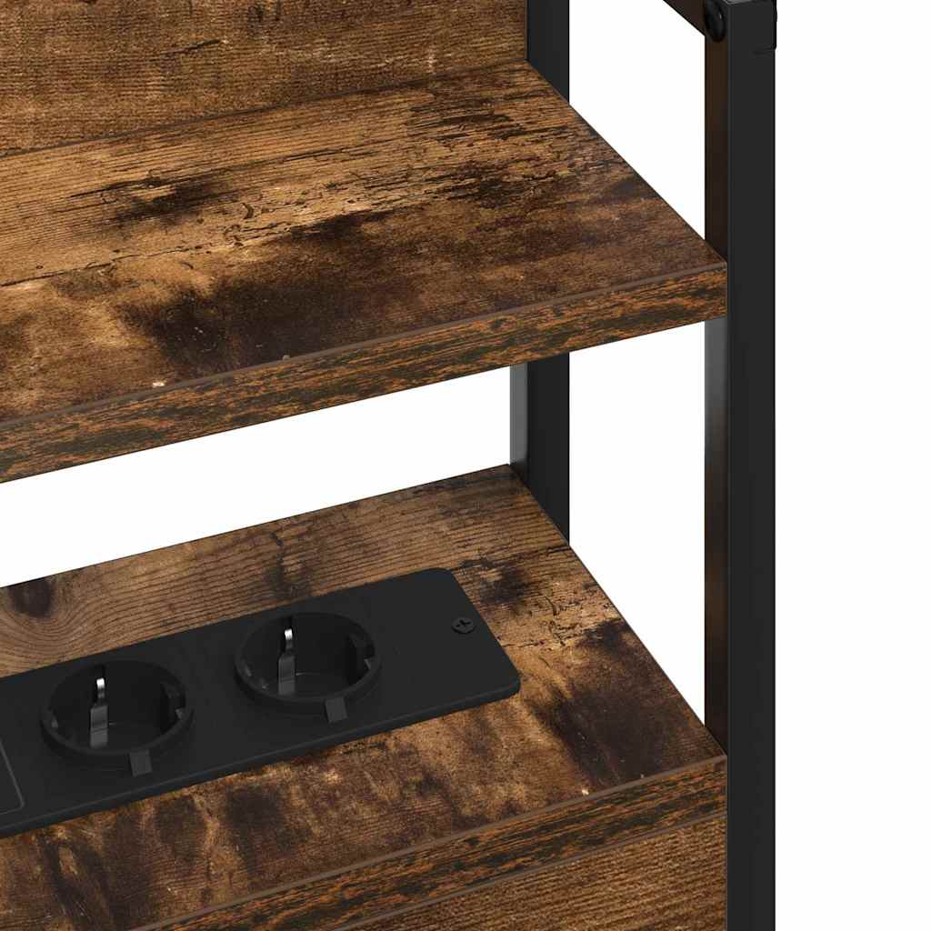 Testata contenitore Rovere fumo 80 cm Legno multistrato