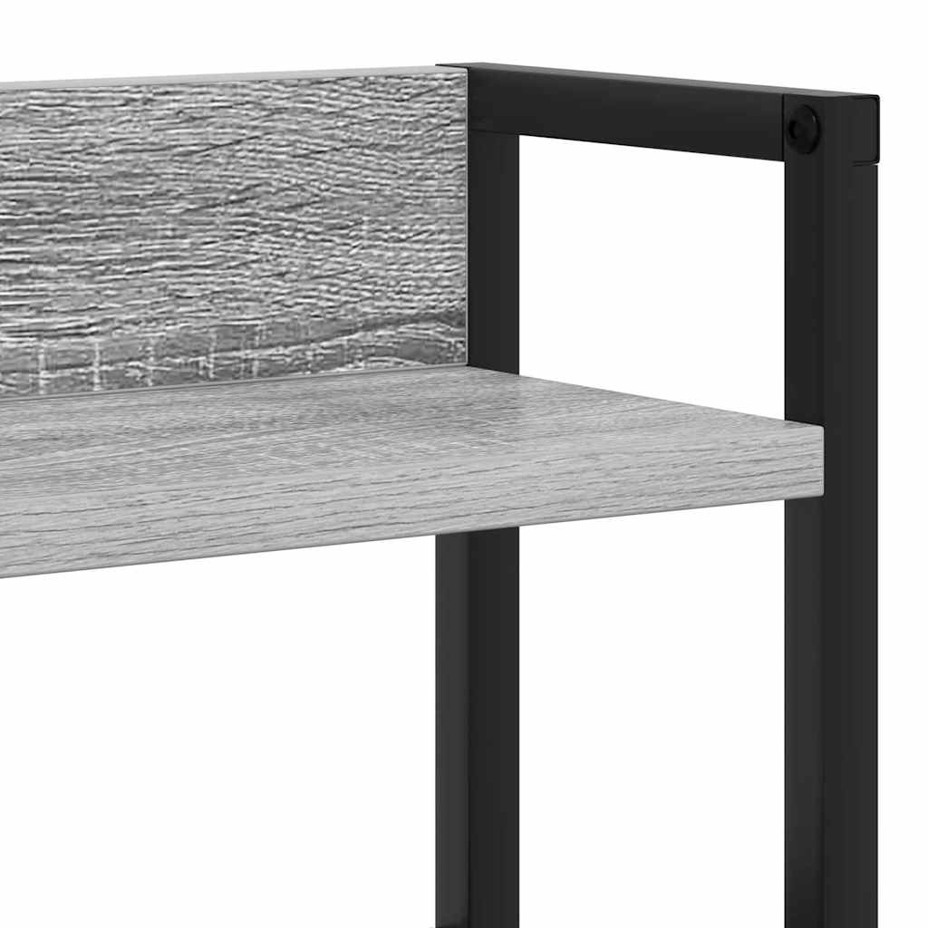 Testata contenitore Grigio sonoma 90 cm Legno multistrato