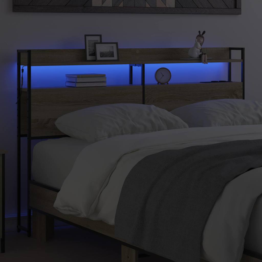 Testata contenitore rovere sonoma 120 cm Legno multistrato