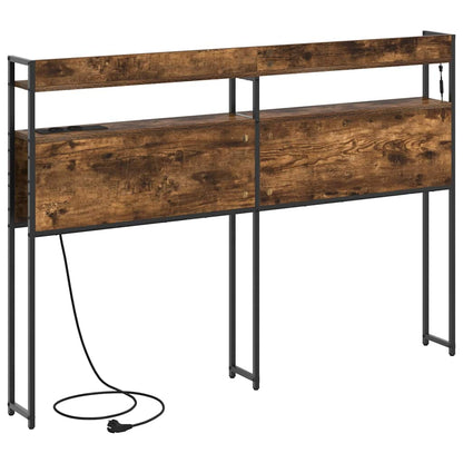 Testata contenitore Rovere fumo 135 cm Legno multistrato