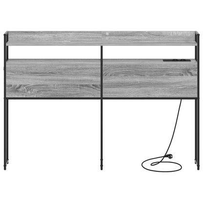 Testata contenitore Grigio sonoma 135 cm Legno multistrato