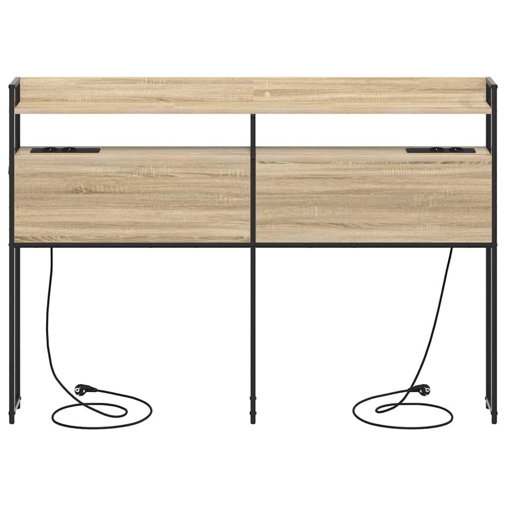 Testata contenitore rovere sonoma 140,5 x 15 x 98 cm