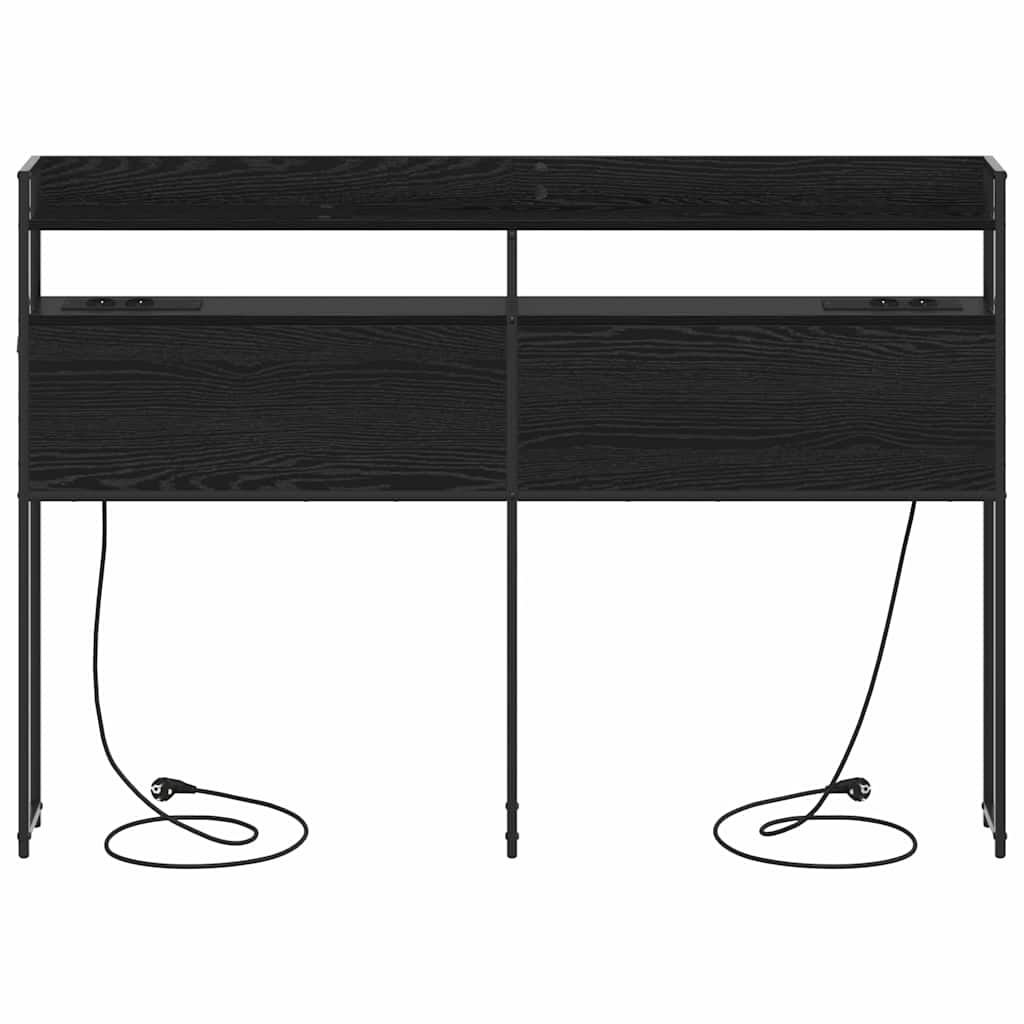 Testata contenitore Rovere nero 150 cm Legno multistrato