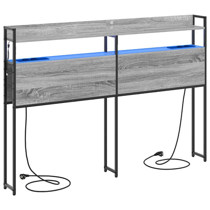 Testata contenitore Grigio sonoma 150 cm Legno multistrato