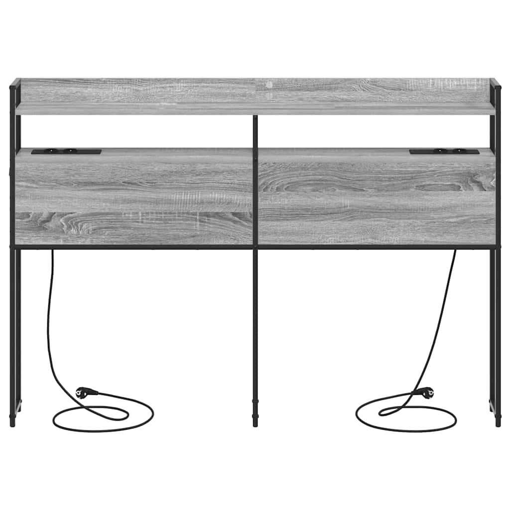 Testata contenitore Grigio sonoma 150 cm Legno multistrato