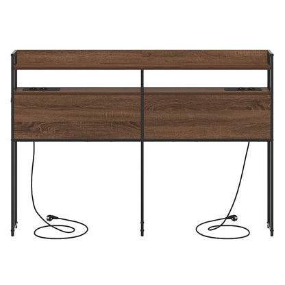 Testata contenitore Rovere marrone 150 cm Legno multistrato