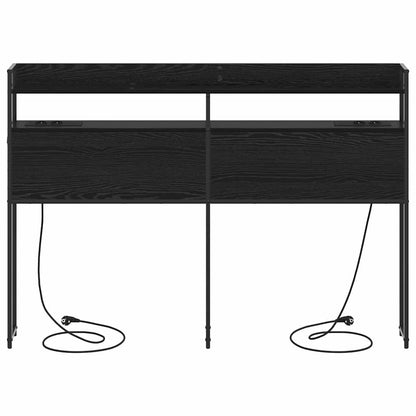 Testata contenitore Rovere nero 160 cm Legno multistrato