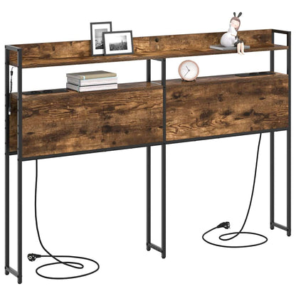 Testata contenitore Rovere fumo 160 cm Legno multistrato