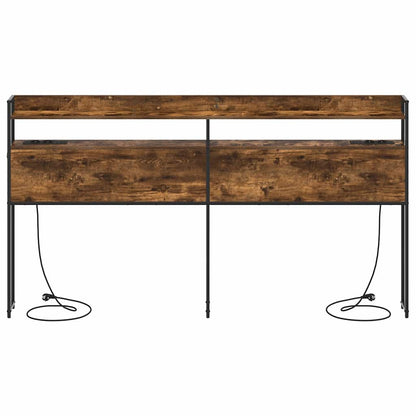 Testata contenitore Rovere fumo 180 cm Legno multistrato