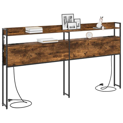 Testata contenitore Rovere fumo 180 cm Legno multistrato