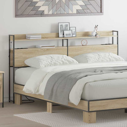 Testata contenitore rovere sonoma 200 cm Legno multistrato