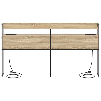 Testata contenitore rovere sonoma 200 cm Legno multistrato