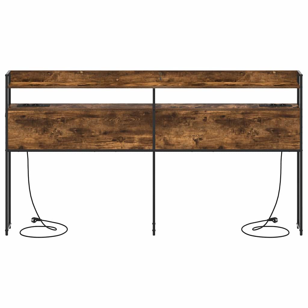 Testata contenitore Rovere fumo 200 cm Legno multistrato