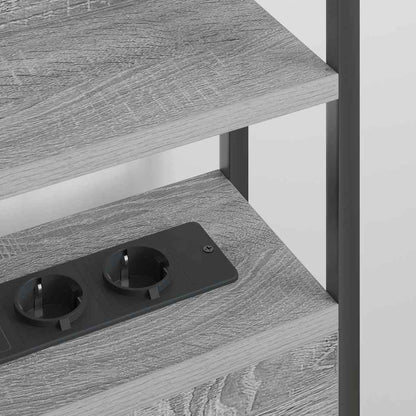 Testata contenitore Grigio sonoma 200 cm Legno multistrato