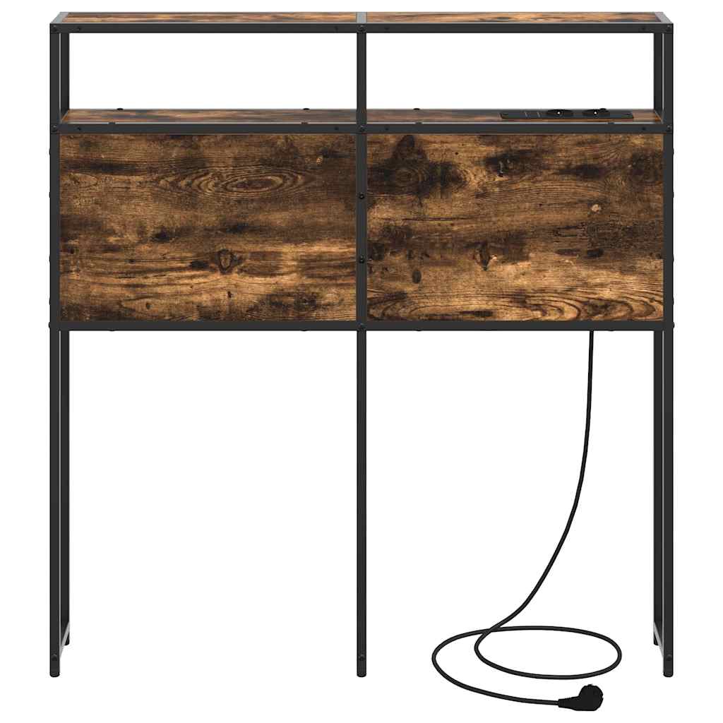 Testata contenitore Rovere fumo 75 cm Legno multistrato